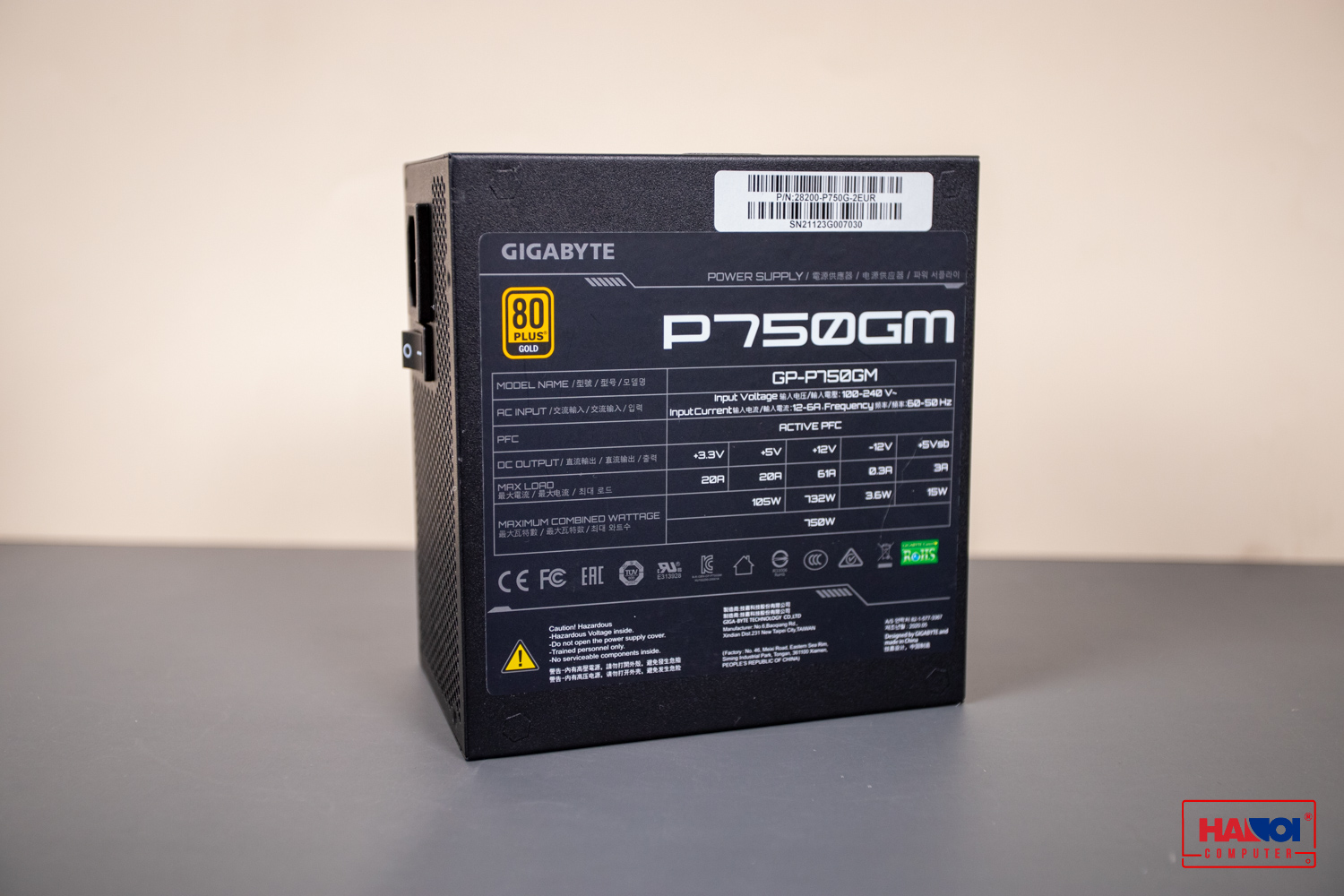 Nguồn Gigabyte GP- P750GM 750W (80 Plus Gold/Full Modular/Màu Đen) giới thiệu 2